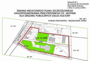 Otwórz rysunek zmiany planu