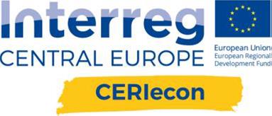 Grafika przedstawia logo projektu CERIecon