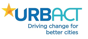 Grafika przedstawia logo programu Urbact      