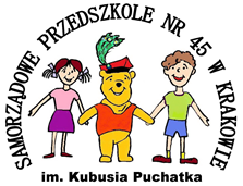 logo, puchatek, dzieci, przedszkole