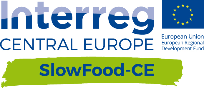 Grafika przedstawia logo projektu Slow Food