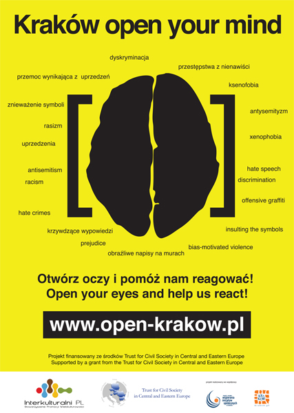 Kraków Open Your Mind - plakat