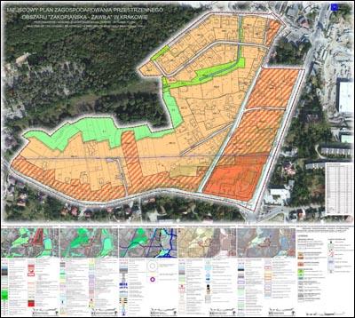 Rysunek planu w Przeglądarce opracowań kartograficznych