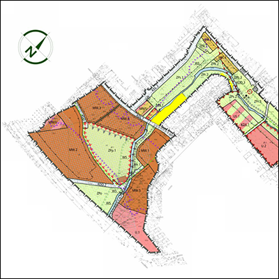 Rysunek planu w Przeglądarce opracowań kartograficznych