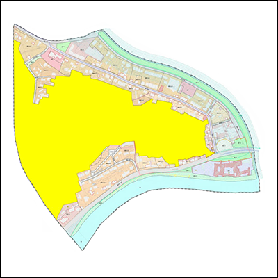 Rysunek planu w przeglądarce opracowań kartograficznych
