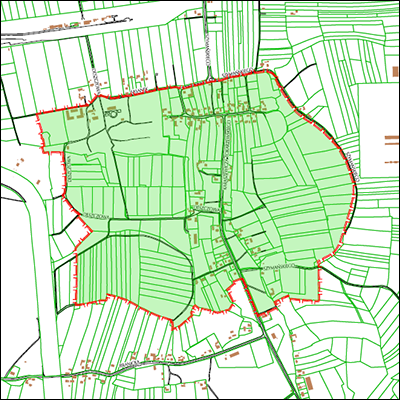 obszar z granicami planu
