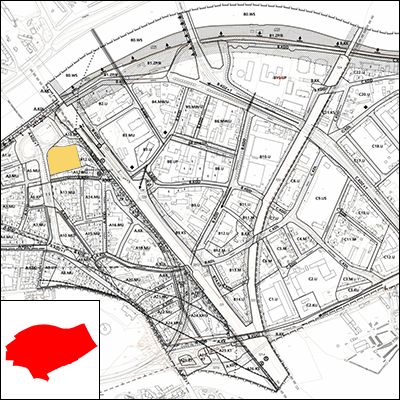 Rysunek planu w przeglądarce opracowań kartograficznych