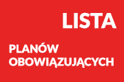 Lista alfabetyczna planów obowiązujących