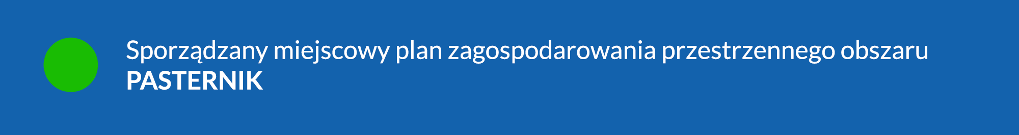 Sporządzany plan PASTERNIK