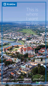 Krakow Development Strategy. This is where I want to live. Krakow 2030. cover