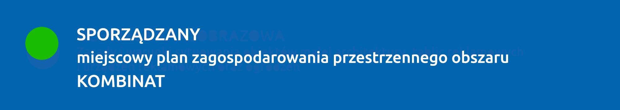 Sporządzany plan KOMBINAT