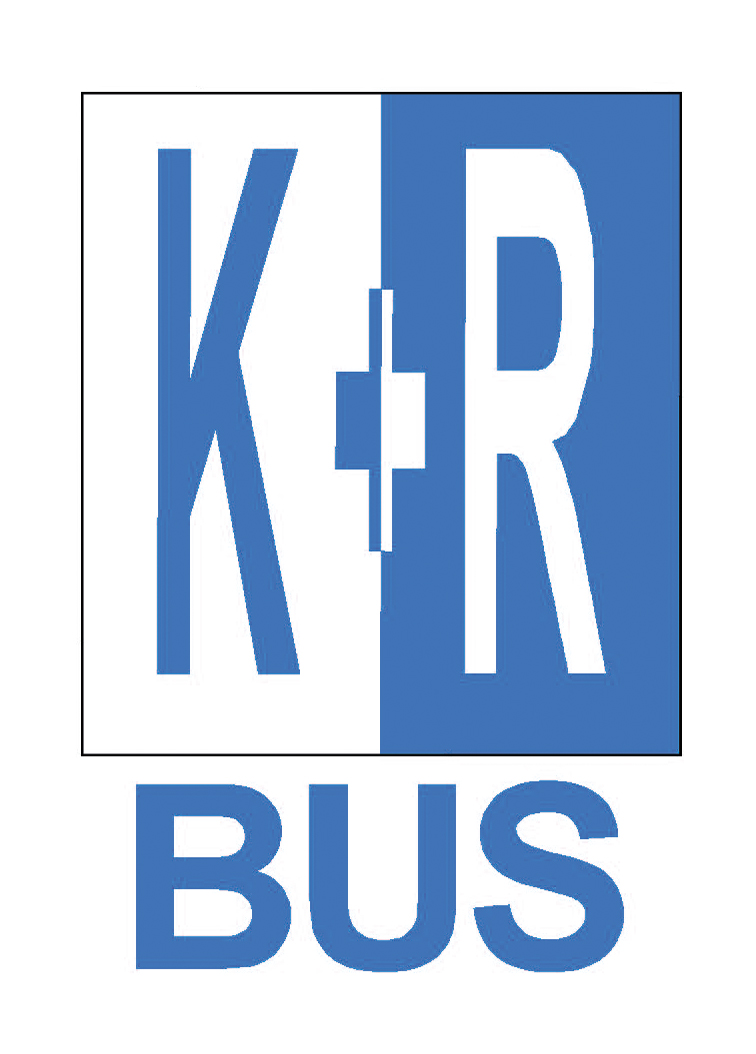schemat oznakowania przystanku dla autobusów - poziome - K+R BUS