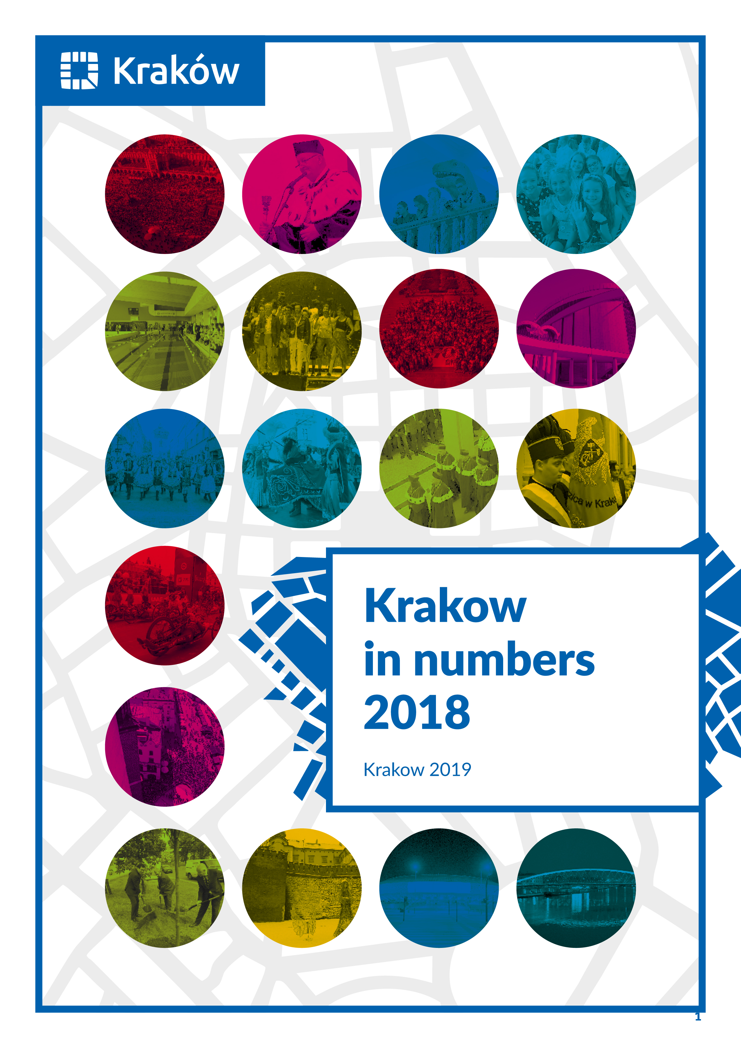 Krakow in numbers 2018 cover