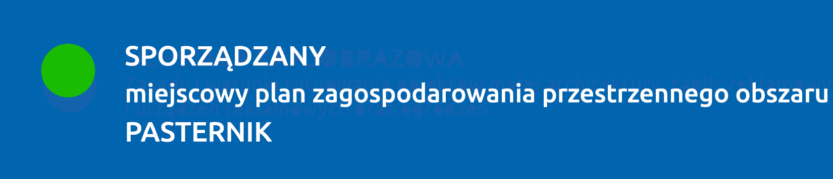 Strona sporządzanego planu PASTERNIK