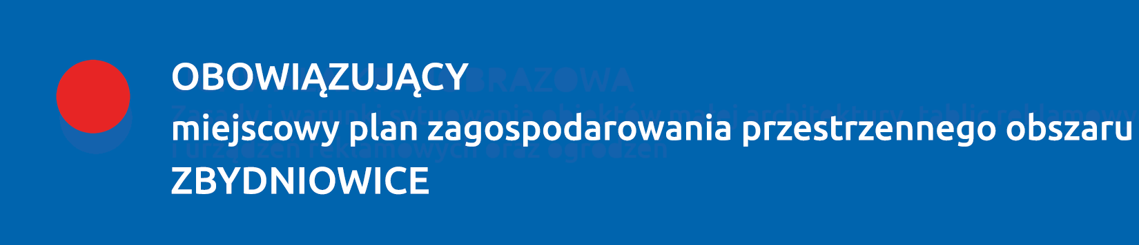 Obowiązujący plan ZBYDNIOWICE