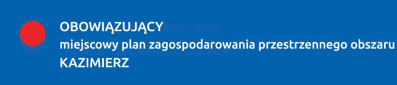 Obowiązujący plan KAZIMIERZ