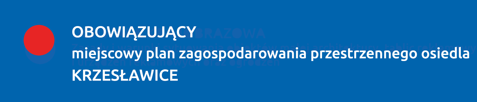 Obowiązujący plan KRZESŁAWICE