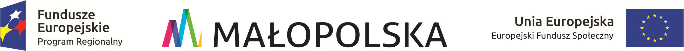 Grafika przedstawia logo Regionalnego Programu Operacyjnego dla Województwa Małopolskiego