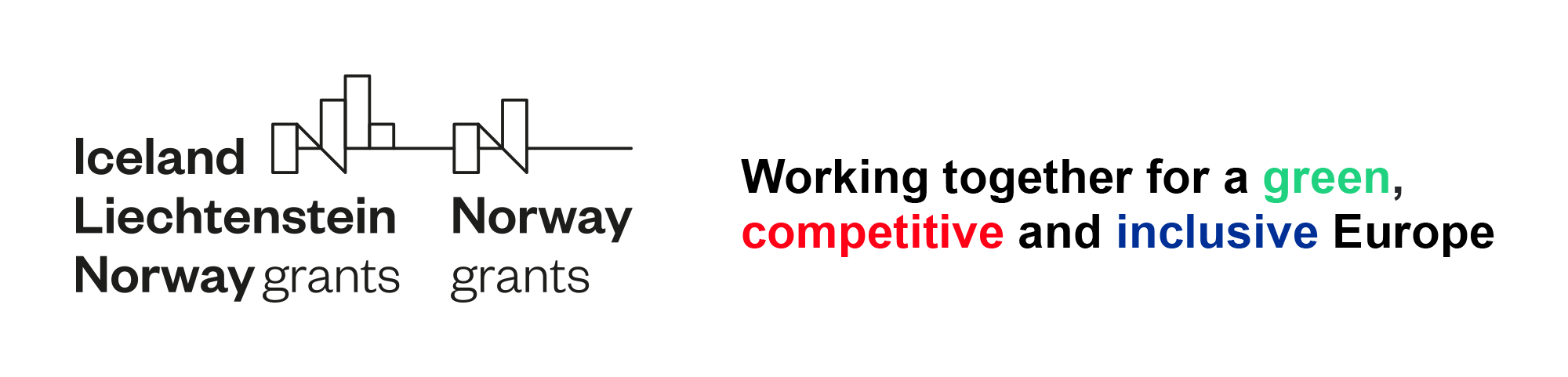 Grafika przedstawia logo funduszy EOG i norweskich