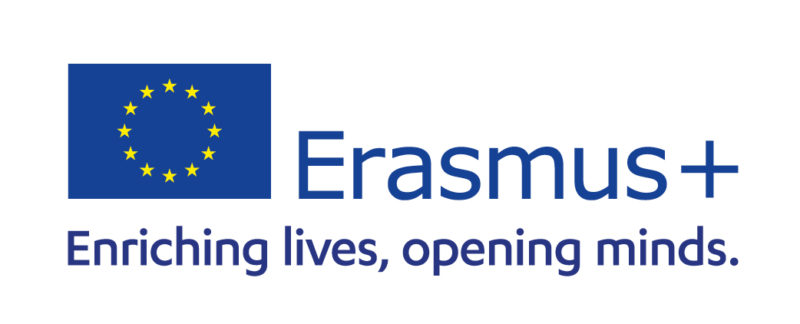 na obrazku widać logo programu erasmus plus