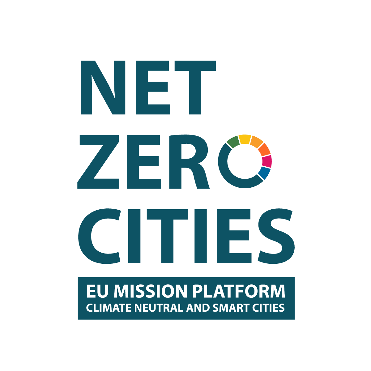 grafika przedstawia logo ogranizacji Net Zero Cities