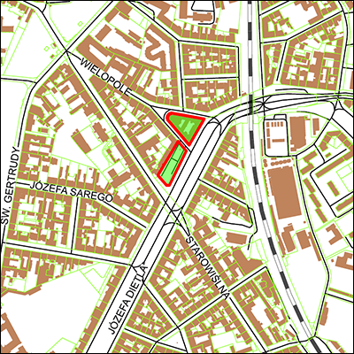 Grafika przedstawiająca granice planu