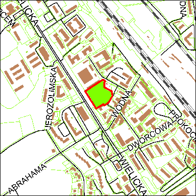 Grafika przedstawiająca granice planu
