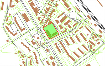 Grafika przedstawiająca granice planu