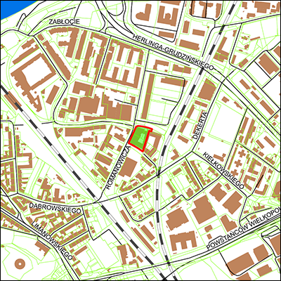 Grafika przedstawiająca granice planu