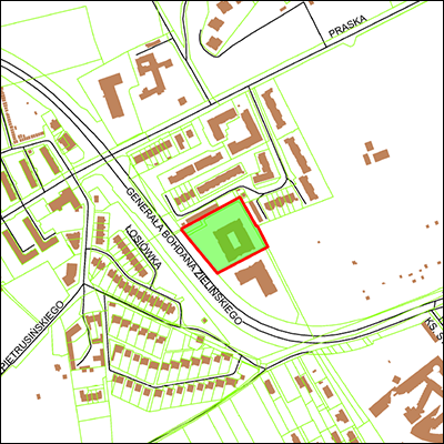 Grafika przedstawiająca granice planu