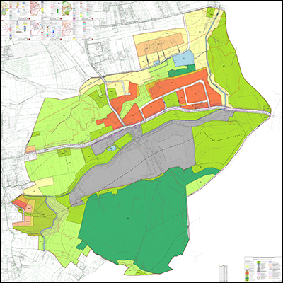 Grafika przedstawiająca rysunek planu - link do pdf