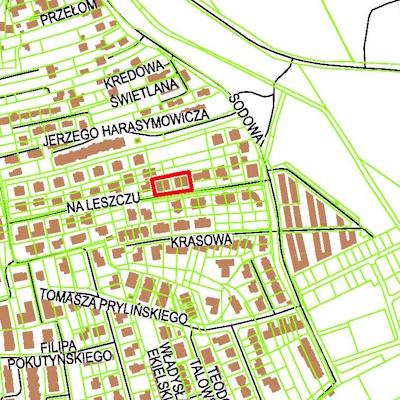 Grafika przedstawiająca obszar i granice planu