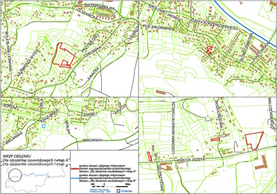 Grafika przedstawiająca obszar z granicami planu