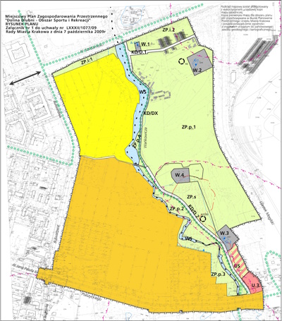 Grafika przedstawiająca rysunek planu - link do pdf