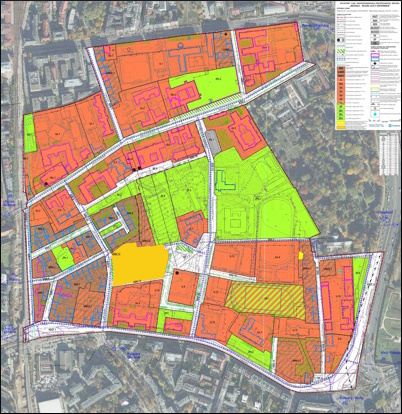 Grafika przedstawiająca rysunek planu - link do pdf