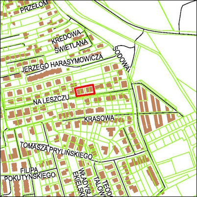 Grafika przedstawiająca obszar i granice planu