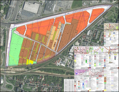 Grafika przedstawiająca rysunek planu - link do pdf
