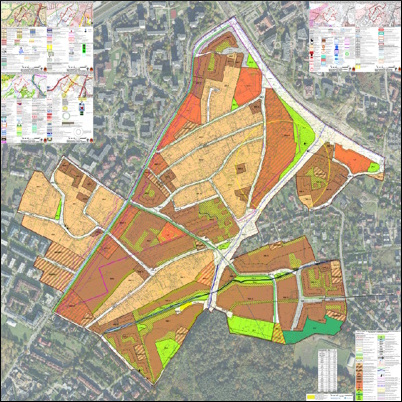 Grafika przedstawiająca rysunek planu - link do pdf