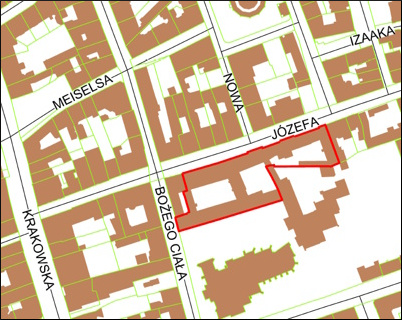 Grafika przedstawiająca obszar i granice planu