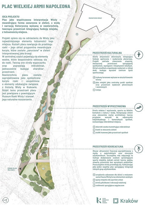 Plansza fotorealistyczna Placu Wielkiej Armii Napoleona