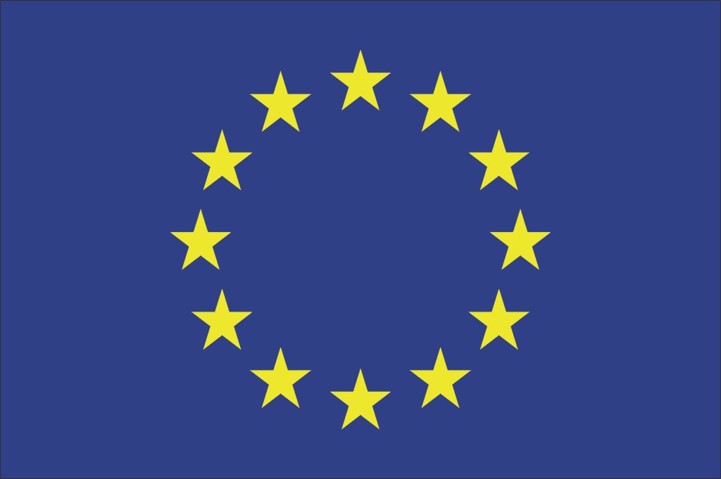 Grafika przedstawia logo Unii Europejskiej