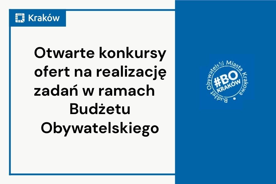 Otwarte konkursy z Budżetu Obywatelskiego