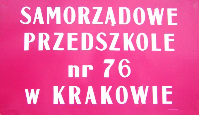 Samorządowe Przedszkole nr 76 w Krakowie