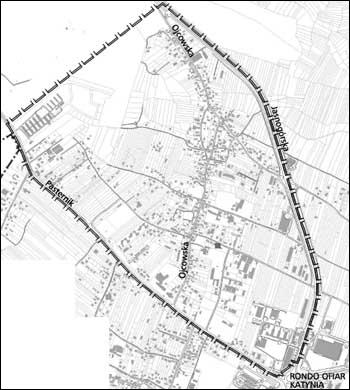 Obszar i granice odstąpionego planu